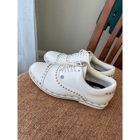 G/FORE Women's 6 Welt Stud Gallivanter Spikeless Golf Shoes - Picture 7 of 8